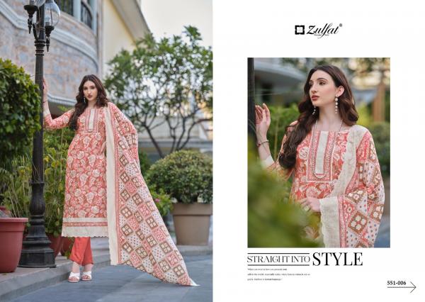 Zulfat Farhana Vol 7 Cotton Printed Dress Material Collection